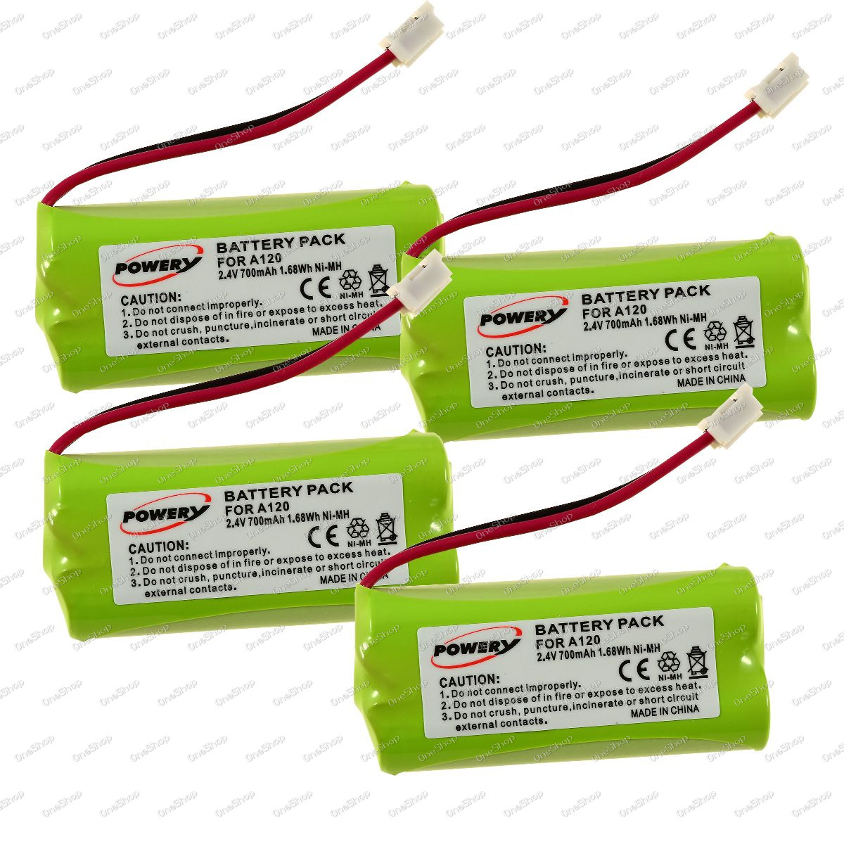 4x baterie pro schnurlos Telefon Siemens gigaset A245, A265, A160