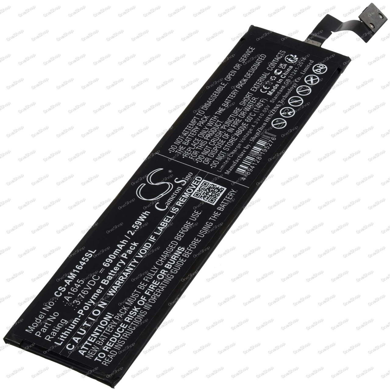 baterie pro klávesnice Apple Magic Keyboard 2 / A1644 / Typ A1645
