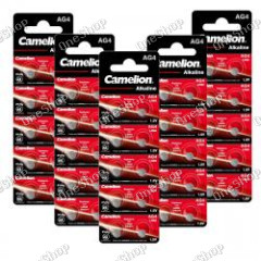 50x Camelion knoflíkový článek LR66 / AG4 / G4 / LR626 / 177 / SR626W / GP77A / 377 originál
