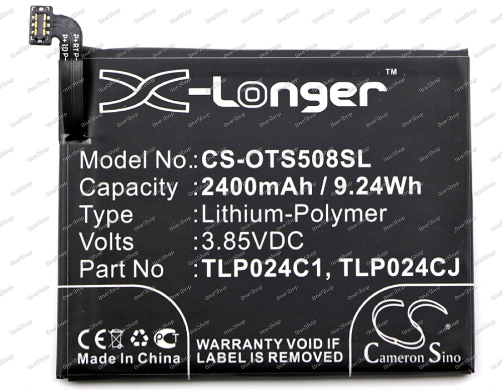 baterie pro Alcatel One Touch Shine Lite / OT-5080X / Typ TLP024CJ