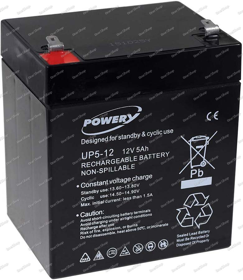 baterie pro APC RBC20 5Ah 12V - Powery