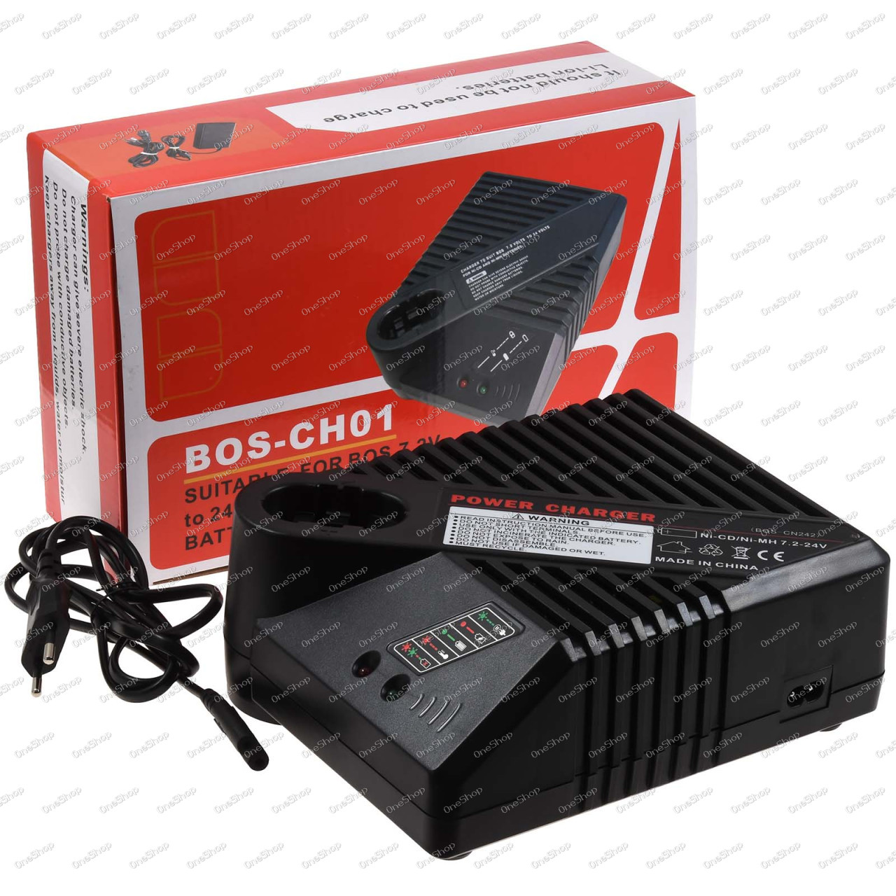 nabíječka pro Bosch nářadí 7,2V-24V/ NiCd-NiMH