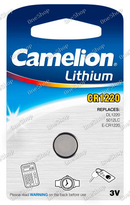 lithiové knoflíkové články Camelion CR1220 1ks balení originál