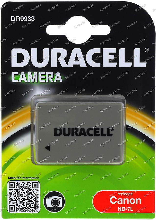 Duracell baterie pro Canon Typ NB-7L originál