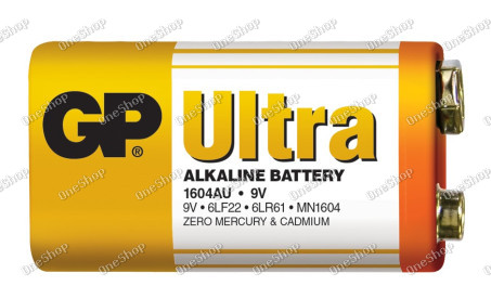 alkalická baterie 9V 1ks v balení - GP Ultra
