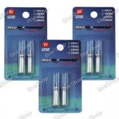6x baterie CR425 pro elektrické plováky, rybaření, indikátory 3x2er balení