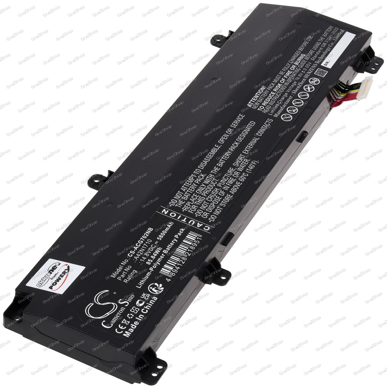 baterie pro Acer ROG Strix GL702VI / Typ A42N1710