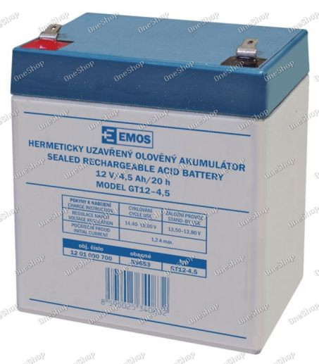 Olověná baterie SLA 12V/4,5Ah