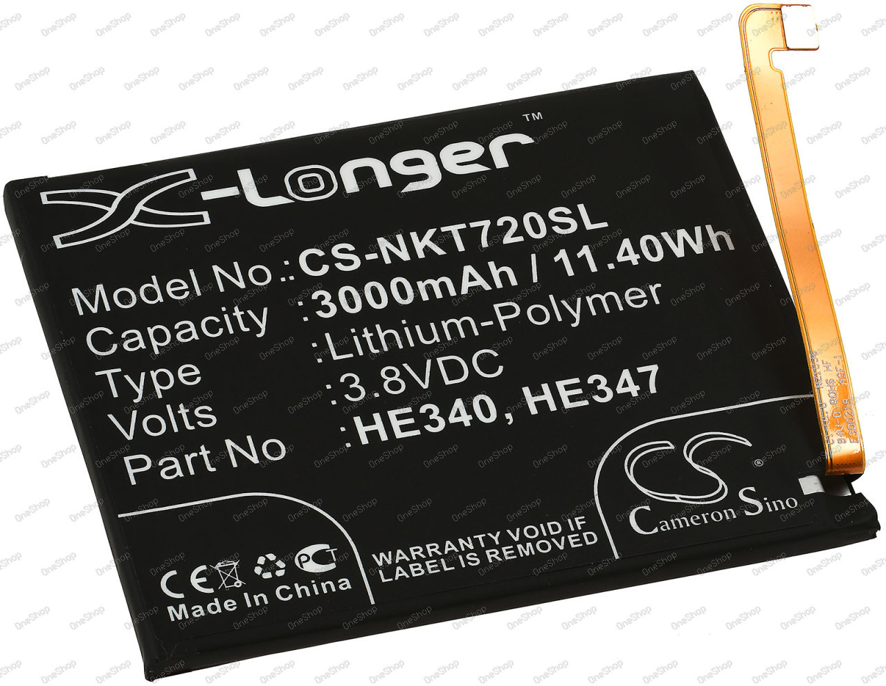 baterie pro Nokia 7.1 / TA-1041 / Typ HE340