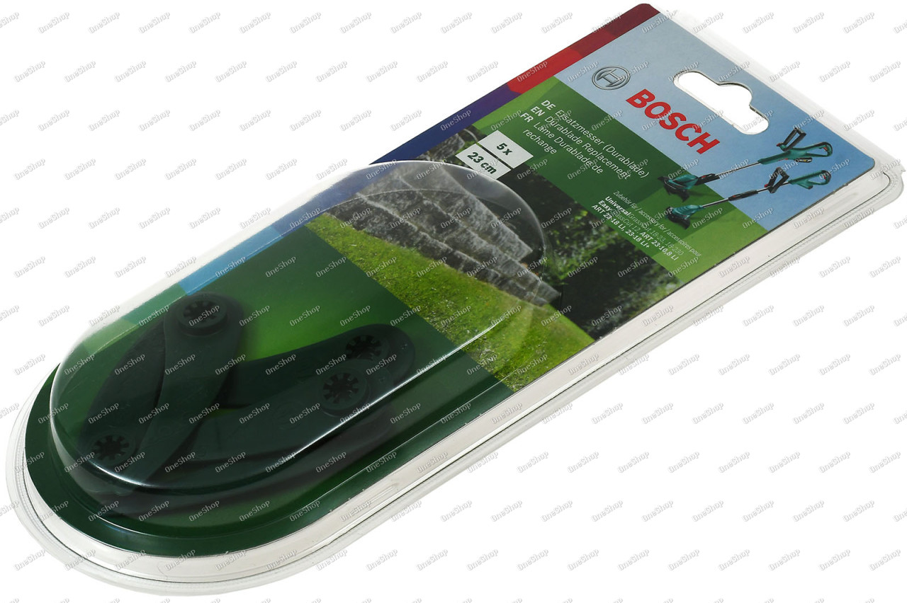 5x Bosch Durablade - Ersatzmesser pro ART 23-18 LI / UniversalGrassCut 18-26 originál