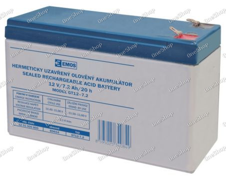 Olověná baterie SLA 12V/7,2Ah