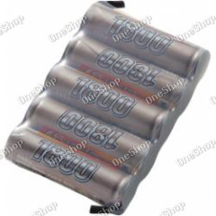 Akupack přijímače NiMH Conrad Energy AA, 6 V, 1800 mAh, Side by Side, s páj. hroty