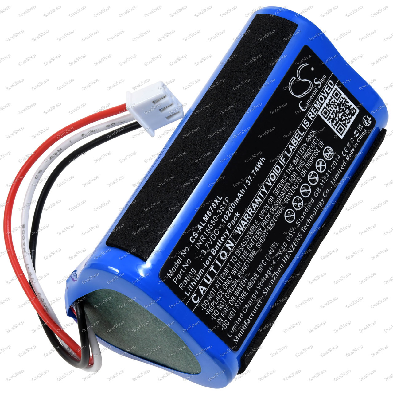 baterie pro reproduktor Altec Lansing LifeJacket XL  Omni Jacket iMW678 Typ INR18650-3S1P