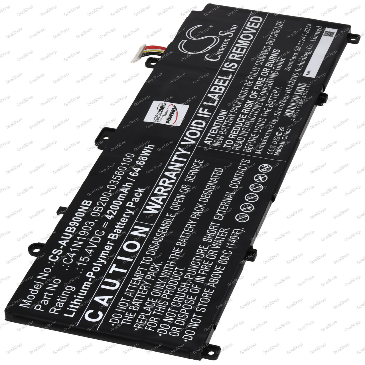 baterie pro Asus ExpertBook B9450 / Typ C41N1903