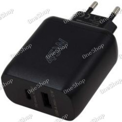 2-Port USB rychlonabíječka USB PD/QC Adapter 45 W černá originál