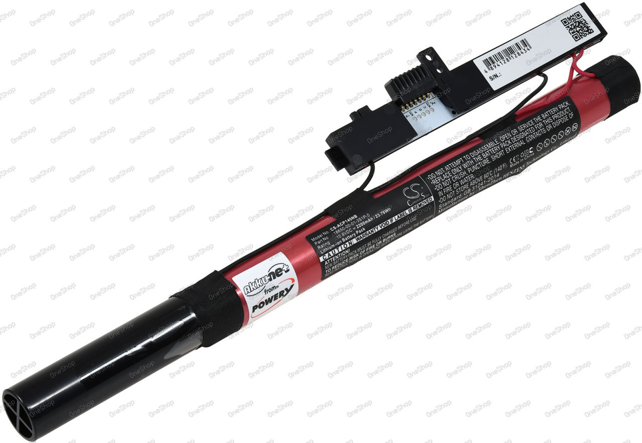 baterie pro Acer Z1402 / Z1402-394d / Typ 18650-00-01-3S1P-0