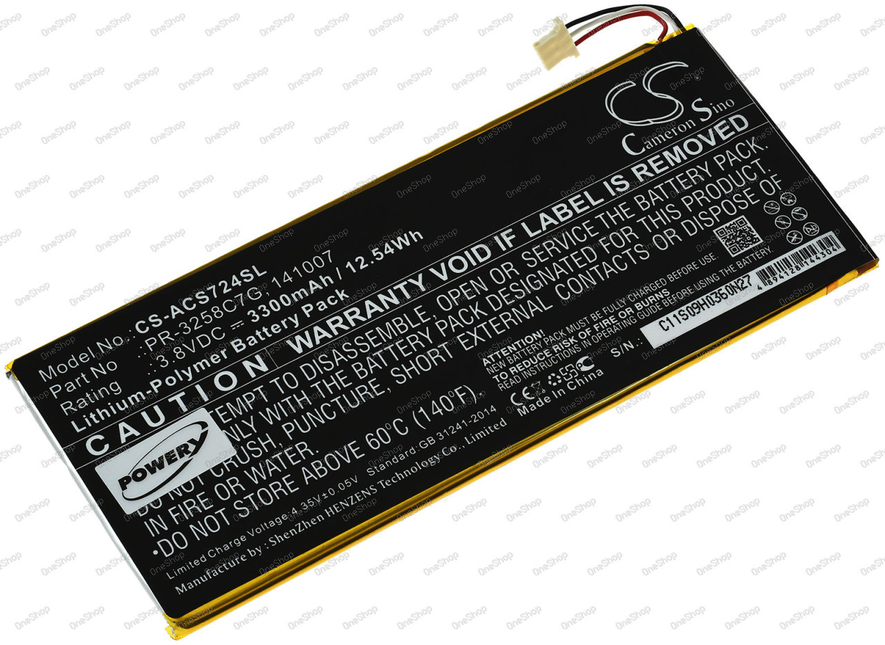 baterie pro Acer Iconia Talk S / A1-734 / Typ KT.00110N.001