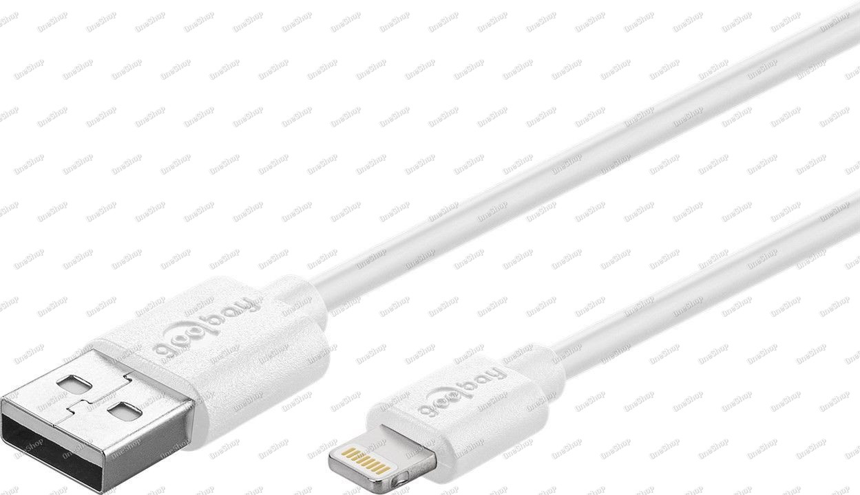90° abgewinkeltes Lightning MFi / USB Sync- und kabel pro Apple iPhone/iPad bílá originál
