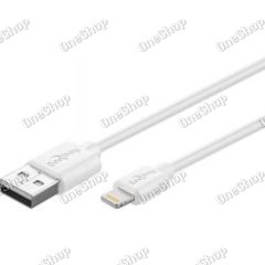 90° abgewinkeltes Lightning MFi / USB Sync- und kabel pro Apple iPhone/iPad bílá originál