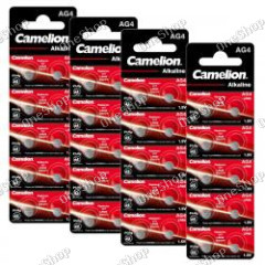 40x Camelion knoflíkový článek LR66 / AG4 / G4 / LR626 / 177 / SR626W / GP77A / 377 originál