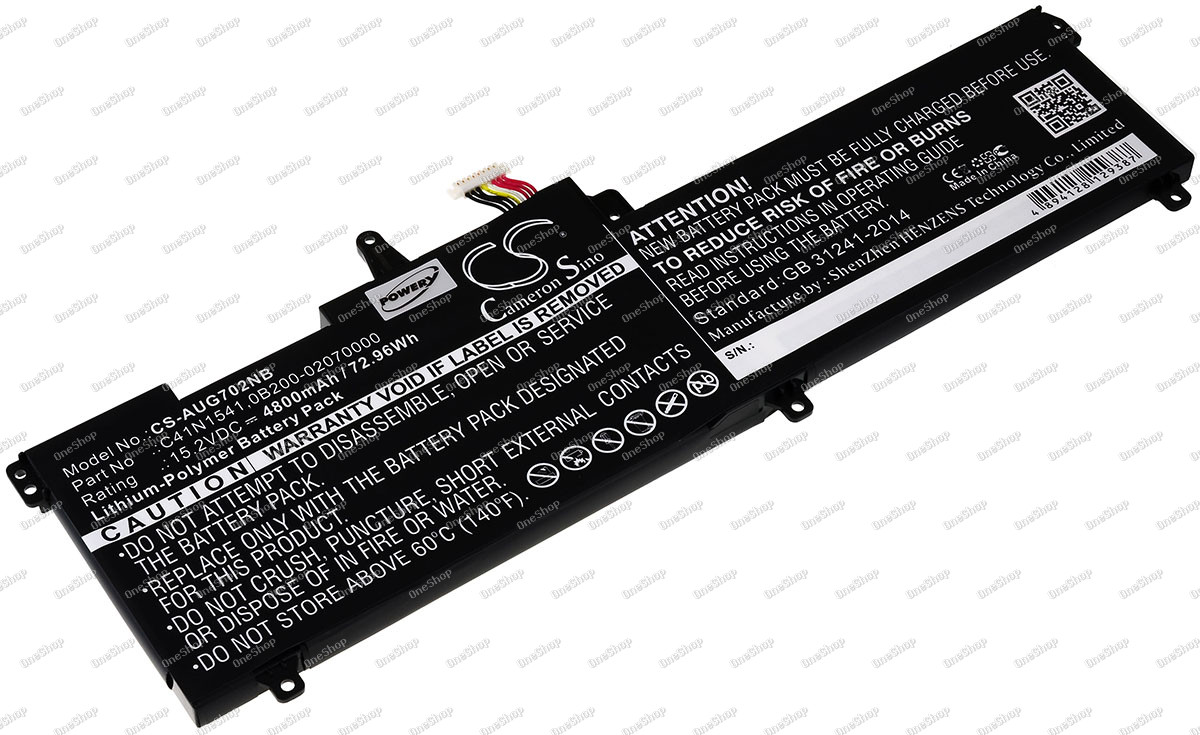 baterie pro Asus GL702 / GL702V / Typ C41N1541