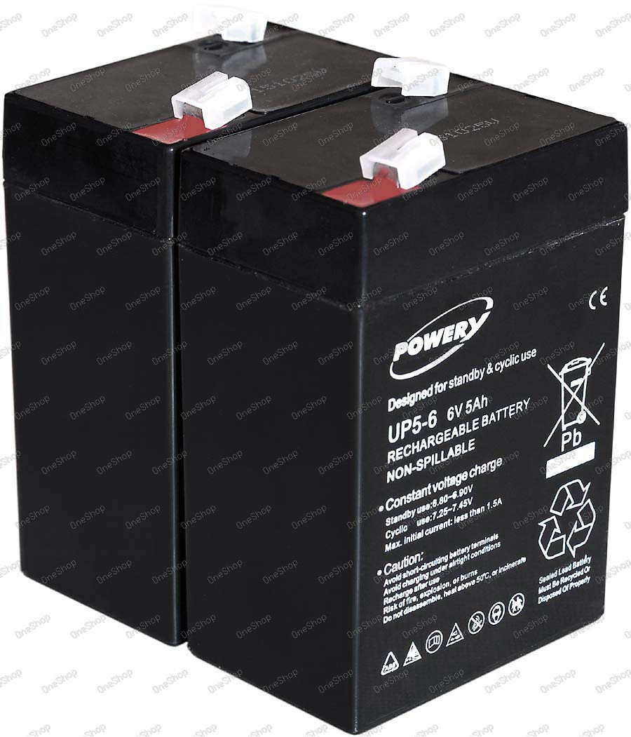 baterie pro APC RBC 1 6V 5Ah (nahrazuje 4Ah 4,5Ah) - Powery