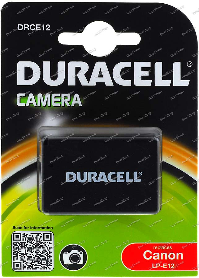 Duracell baterie pro Canon Typ LP-E12 originál