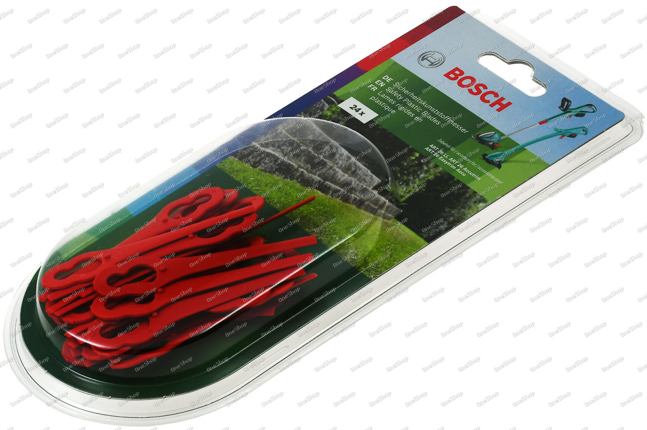 24x Bosch Kunststoff-Ersatzmesser, Systemzubehör 26cm originál