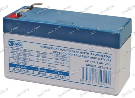 Olověná baterie SLA 12V/1,3Ah