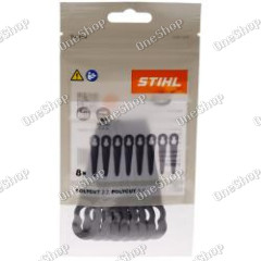 8x Stihl Kunststoffmesser pro PolyCut 2-2 und PolyCut 3-2 , 40080071000 originál