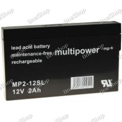 Powery olověná baterie multipower MP2-12SL 12V