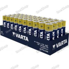 alkalická industriální tužková baterie AA 4 x 10ks ve fólii - Varta