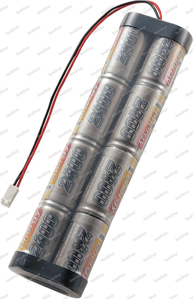 Akupack NiMH Conrad Energy Sub-C, 9,6 V, 2400 mAh, Stick, Futaba