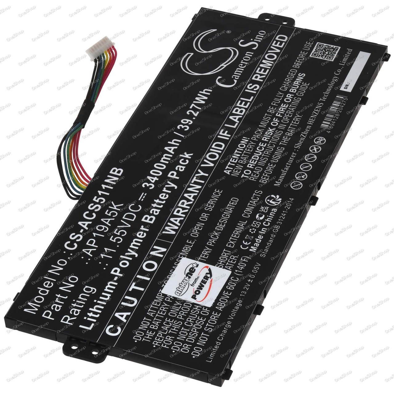 baterie pro Acer Chromebook Spin 511 R752T / Aspire 5 SP314-54N / Typ AP19A5K