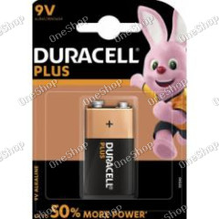 alkalická baterie 9V 1ks blistr - Duracell Plus