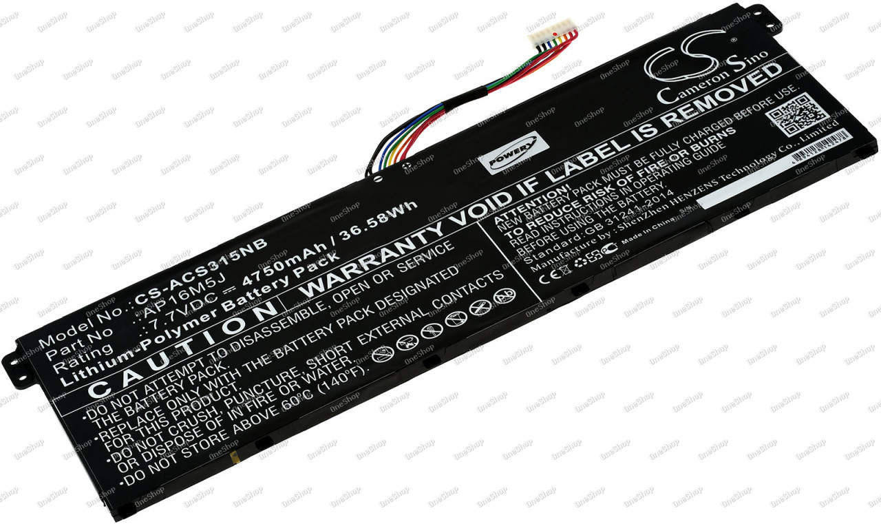 baterie pro Acer Aspire 3 A315-21 / Aspire 3 A315-51 / Typ AP16M5J