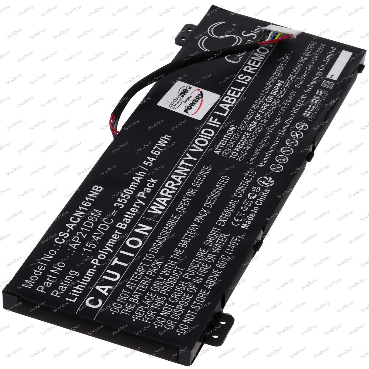 baterie pro Acer Nitro 6 AN16-51 / Typ AP21D8M